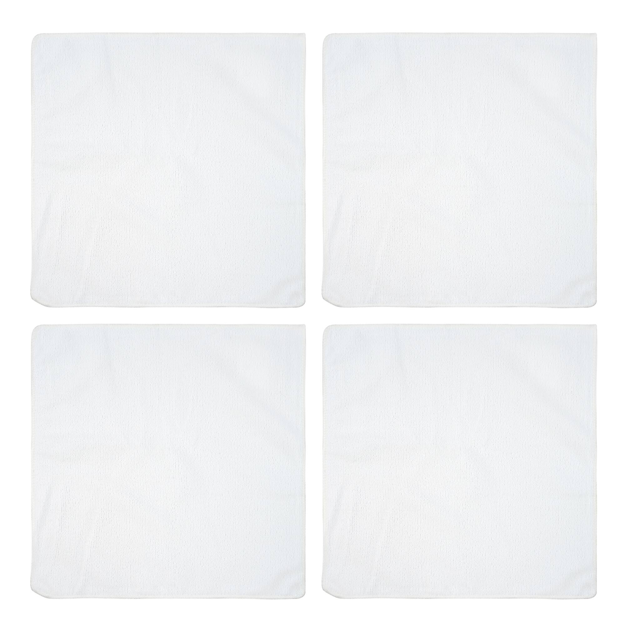 14" White Microfiber Towels, 4ct. by Craft Smart®